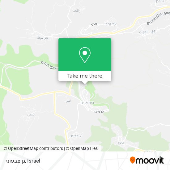 גן צבעוני map