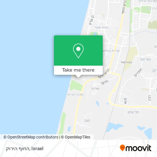 החוף הירוק map