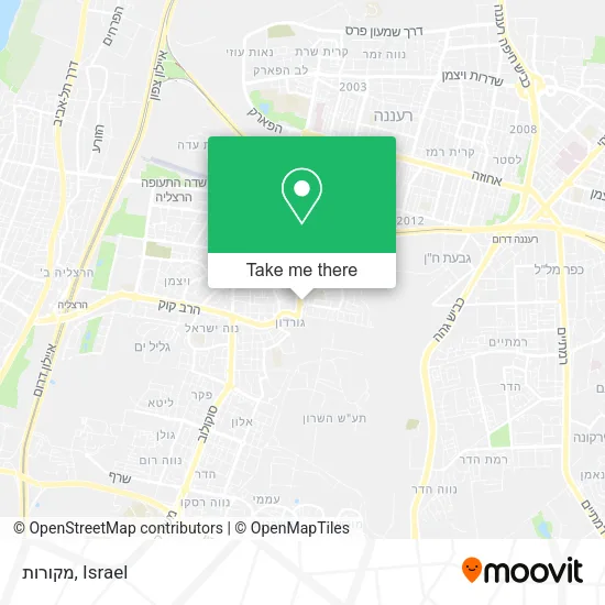 Карта מקורות