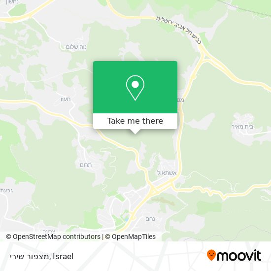 מצפור שירי map