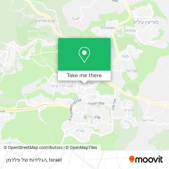 הגלידות של פלדמן map