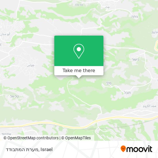 מערת המתבודד map