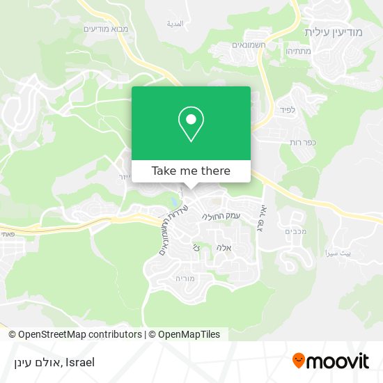 אולם עינן map