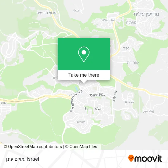 Карта אולם עינן
