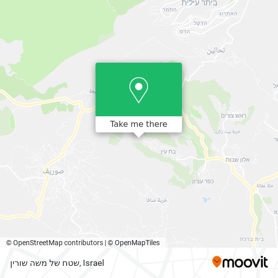 שטח של משה שורין map