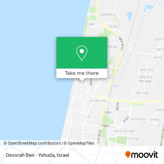 Devorah Ben - Yehuda map