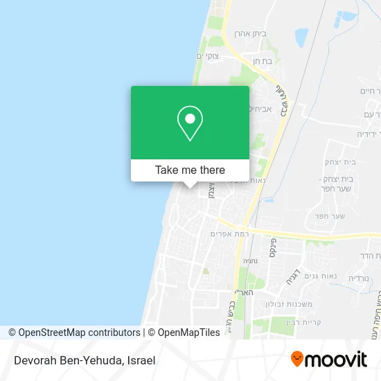 Devorah Ben-Yehuda map