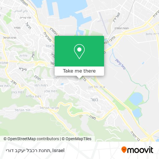 Карта תחנת רכבל יעקב דורי