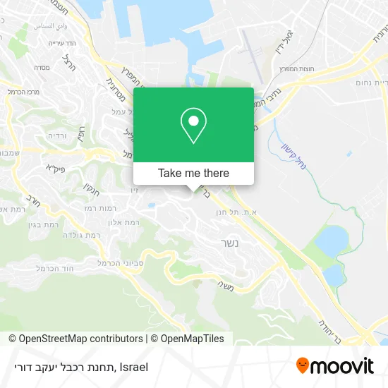 תחנת רכבל יעקב דורי map