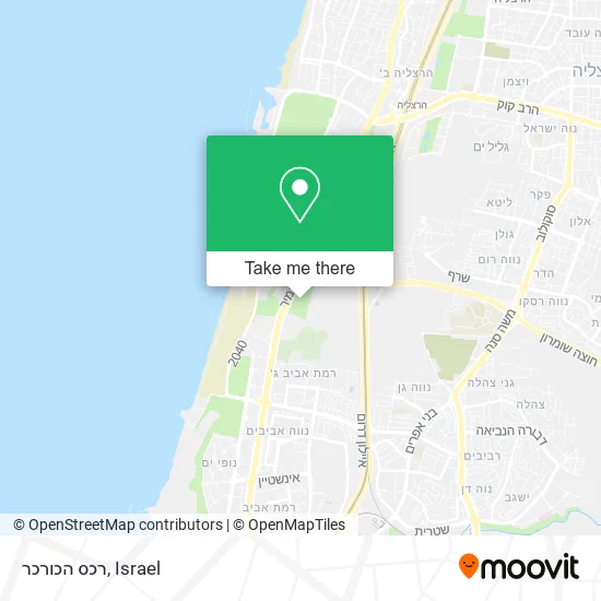 Карта רכס הכורכר