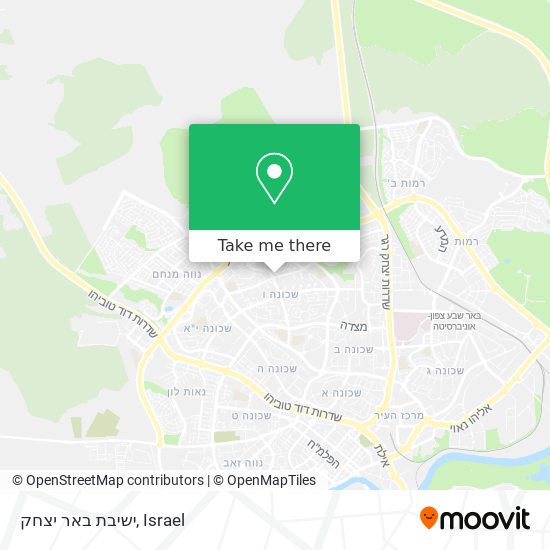 Карта ישיבת באר יצחק