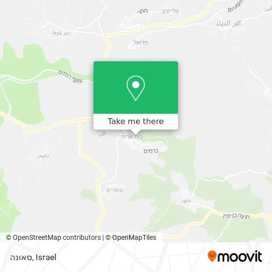 Карта סאונה