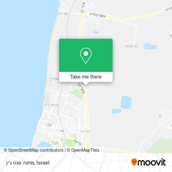 Карта מחנה סנט ג'ין