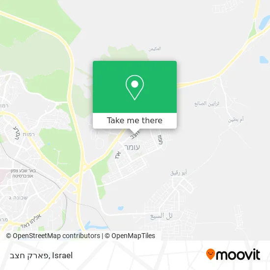 Карта פארק חצב
