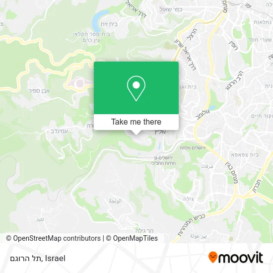 Карта תל הרוגם