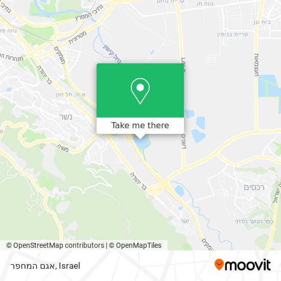 אגם המחפר map