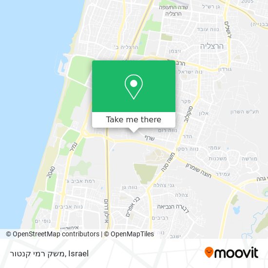 משק רמי קנטור map