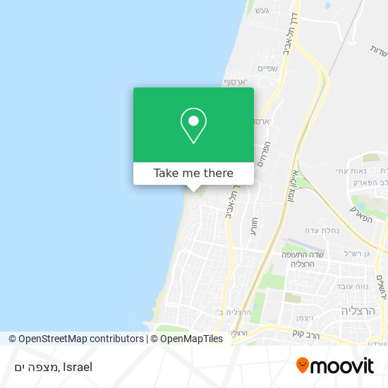 מצפה ים map