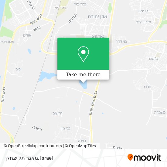 מאגר תל יצחק map