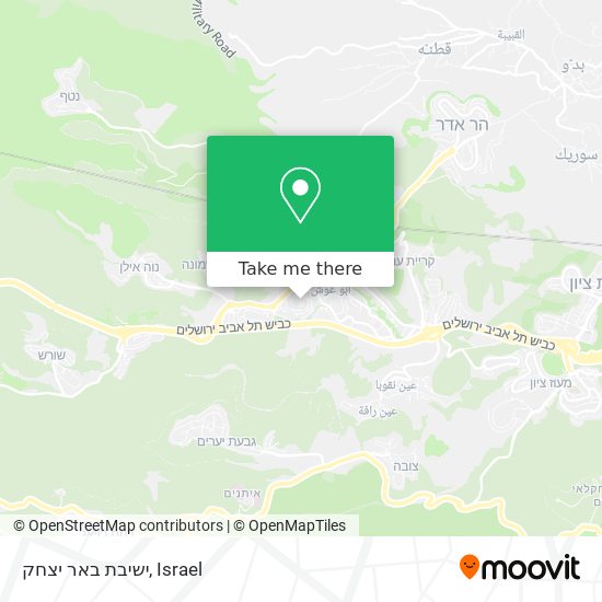 ישיבת באר יצחק map