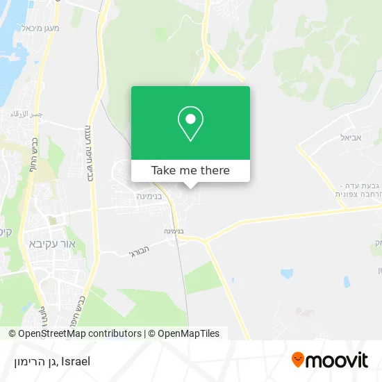 Карта גן הרימון