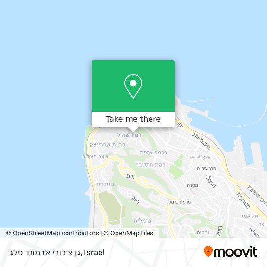 גן ציבורי אדמונד פלג map