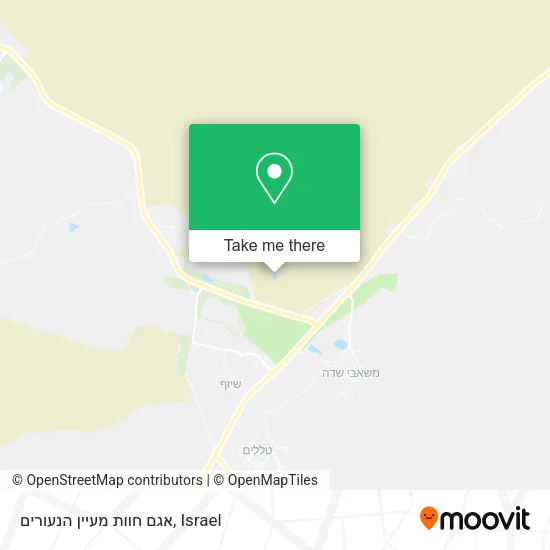 Карта אגם חוות מעיין הנעורים