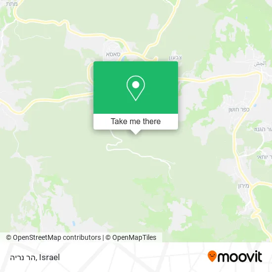 Карта הר נריה