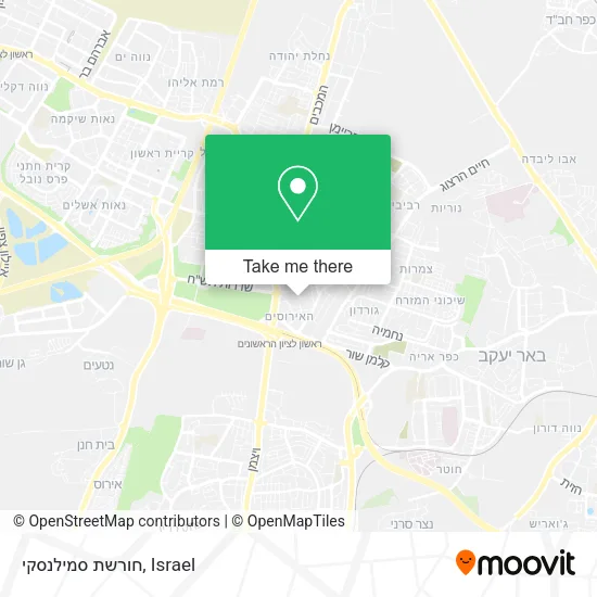 Карта חורשת סמילנסקי