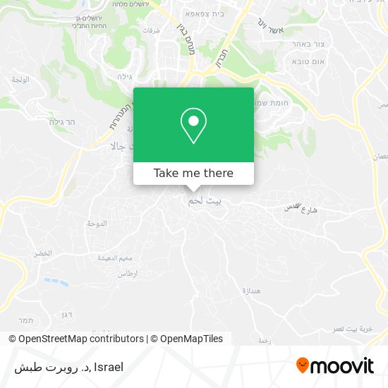 د. روبرت طبش map