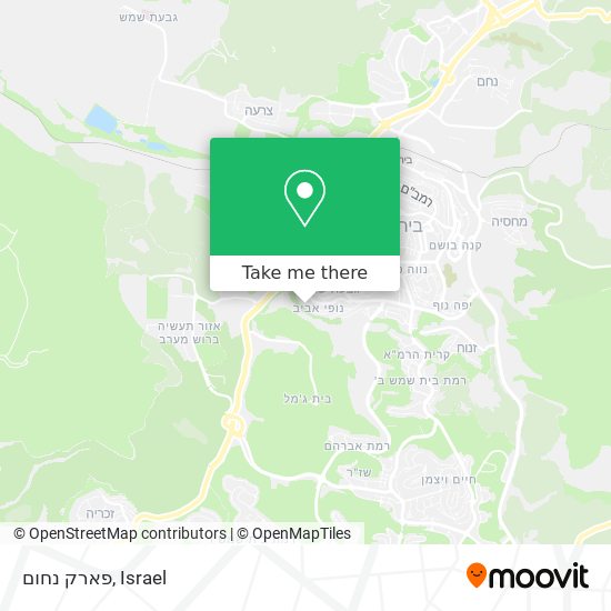 פארק נחום map