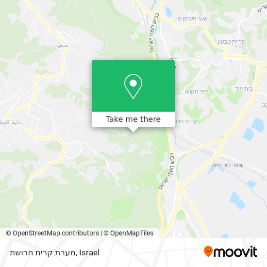 מערת קרית חרושת map