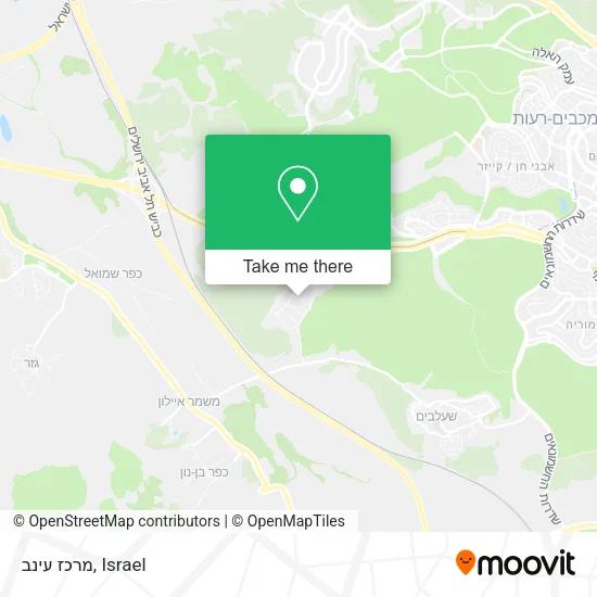 Карта מרכז עינב