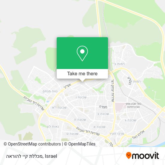 מכללת קיי להוראה map