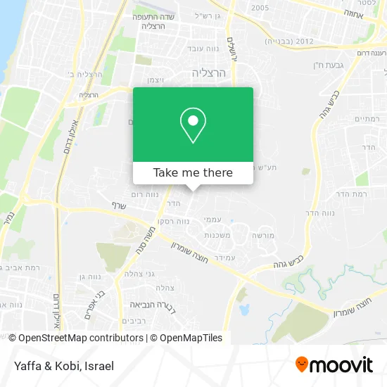 Карта Yaffa & Kobi
