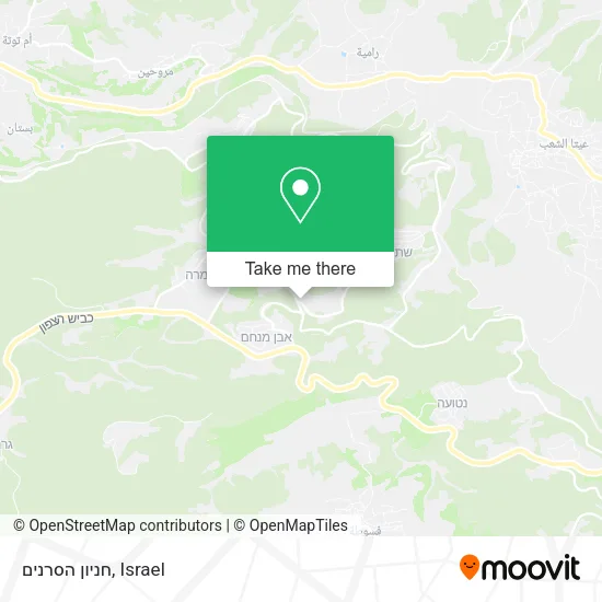 Карта חניון הסרנים