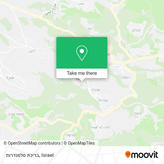 בריכת סלמנדרות map