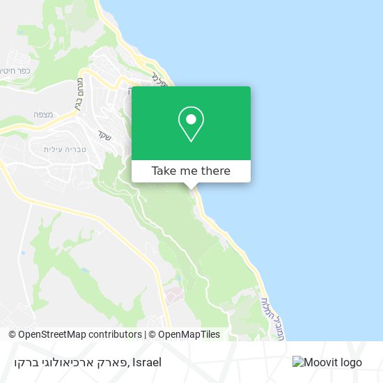 פארק ארכיאולוגי ברקו map