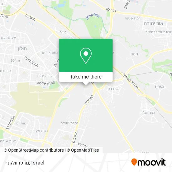 Карта מרכז וולקני