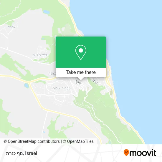 Карта נוף כנרת