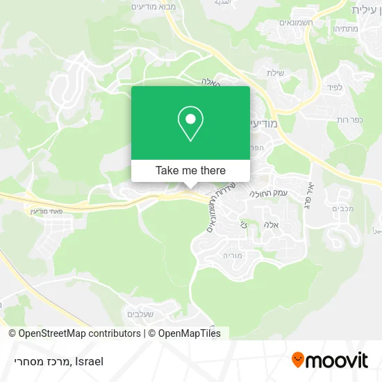 Карта מרכז מסחרי