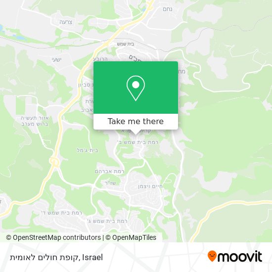 קופת חולים לאומית map