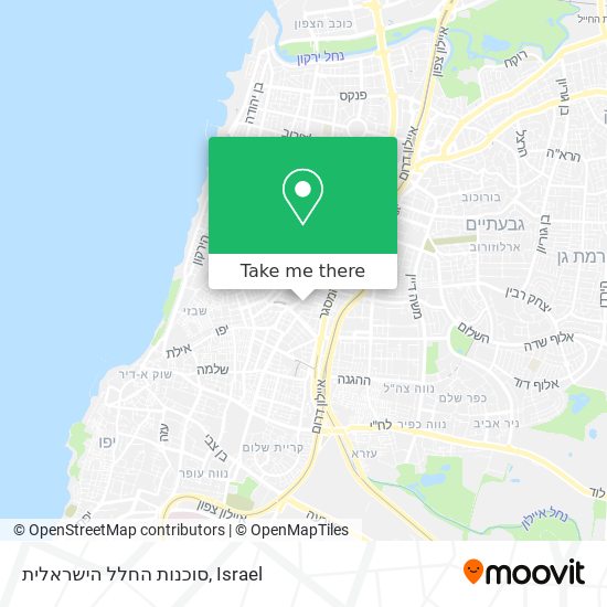 סוכנות החלל הישראלית map