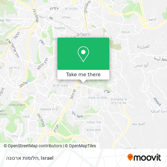 חלומות ארנונה map
