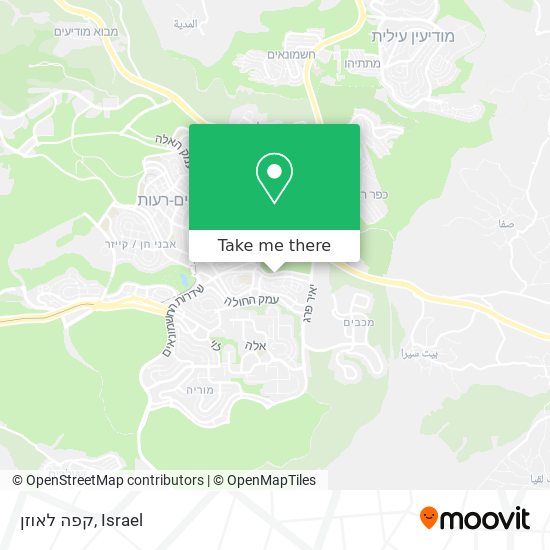 קפה לאוזן map