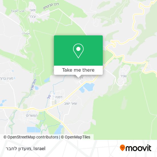 מועדון לחבר map