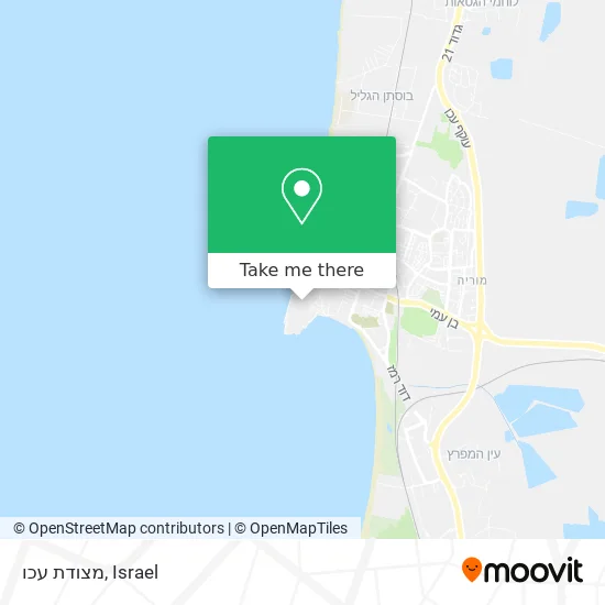 Карта מצודת עכו