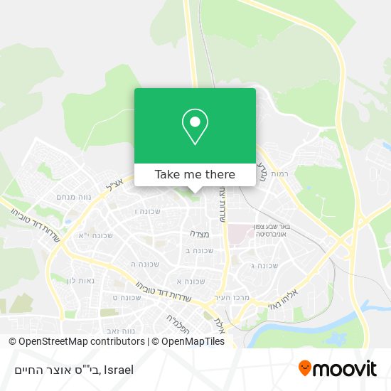 בי""ס אוצר החיים map