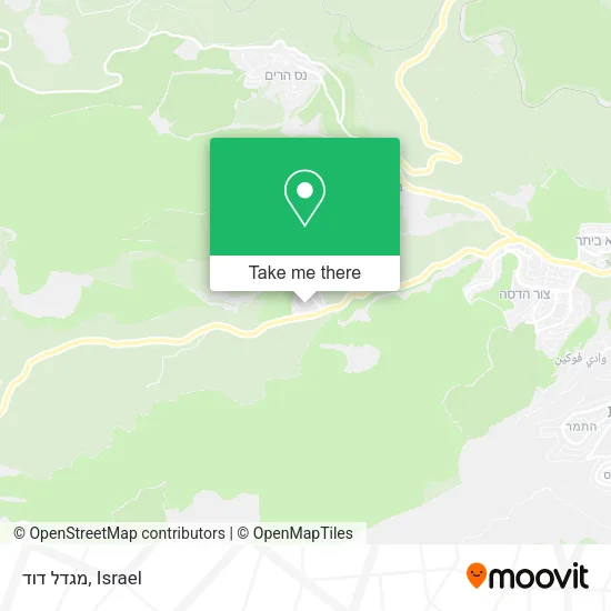 Карта מגדל דוד