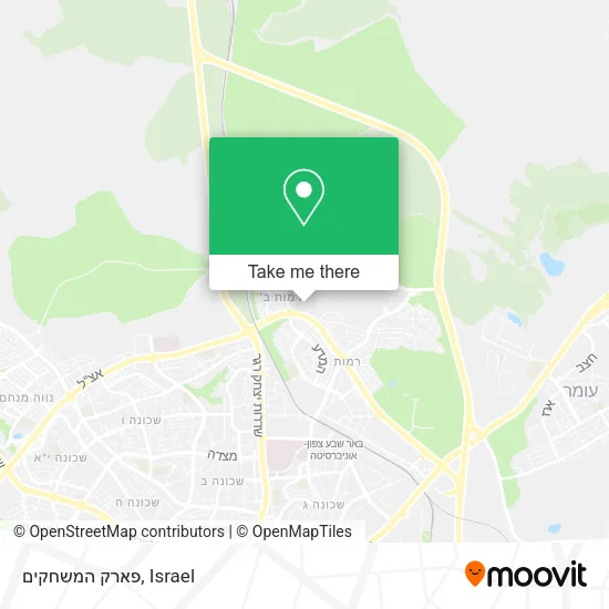Карта פארק המשחקים